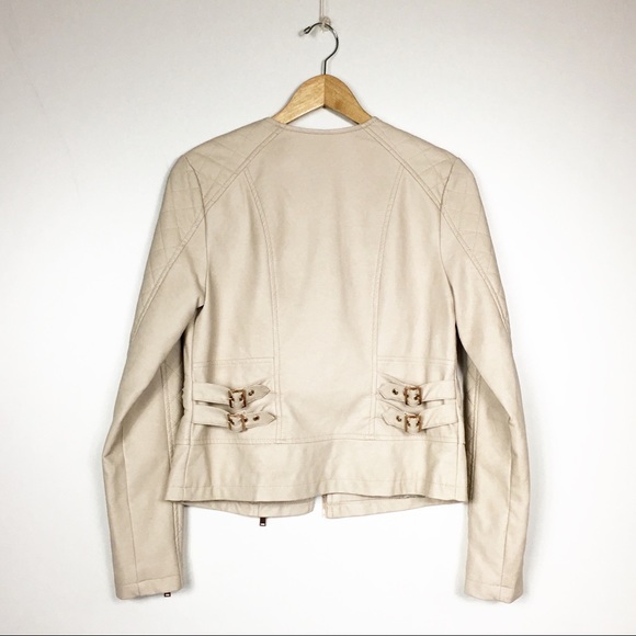 Bar III Faux Leather Moto Jacket - Picture 6 of 6